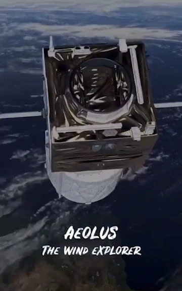 Foto: Satellietinstrument Aeolus: The Wind Explorer