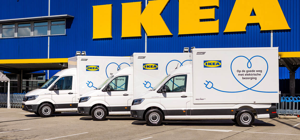 Elektrische bezorgvoertuigen IKEA