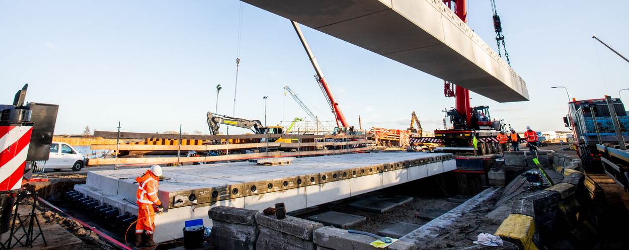 Aanleg circulair viaduct