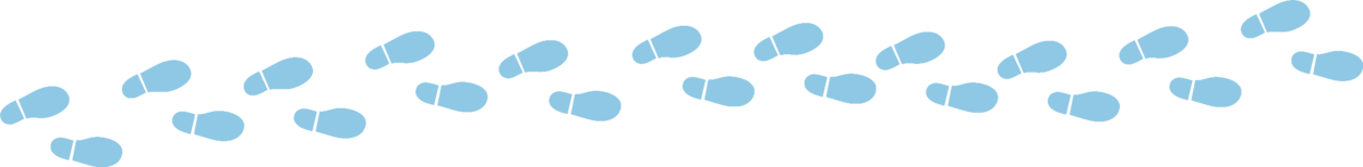 illustratie voetstappen