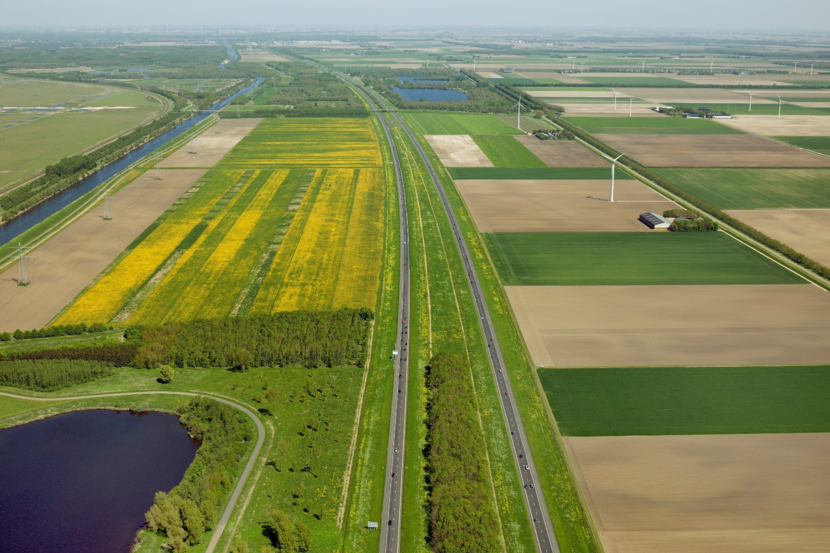 Luchtfoto project Zon langs A6