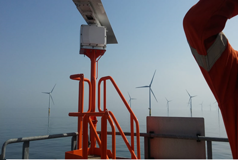 Radar bij windmolens op zee voor ecologische data