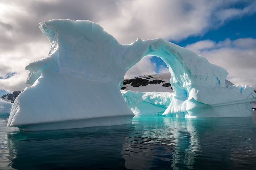 Smeltende ijsberg op Antartica