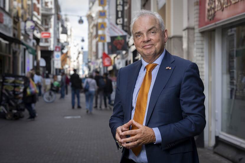 Steven van Eijck in de Korte Poten in Den Haag