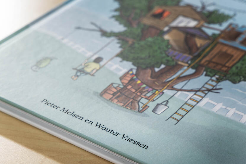 Detail van het kinderboek van Pieter Melsen en Wouter Vaessen