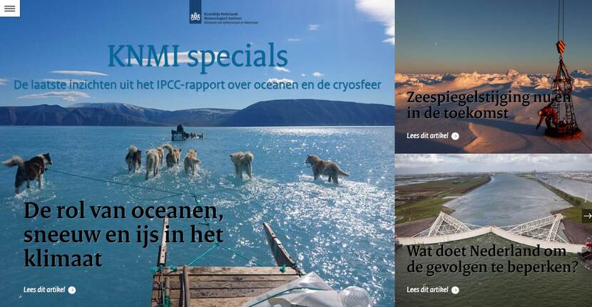 Cover van special over zeespiegelstijging