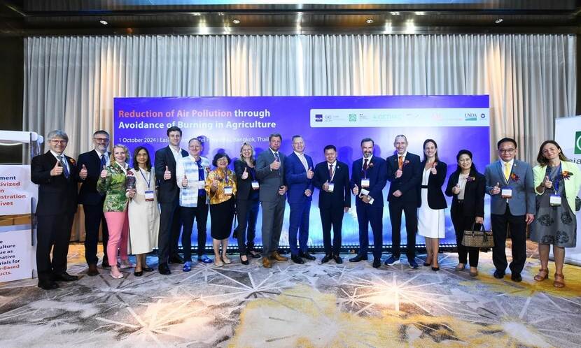 Organizing team and Participants at the 2024 Friends of Thai Agriculture event in Bangkok