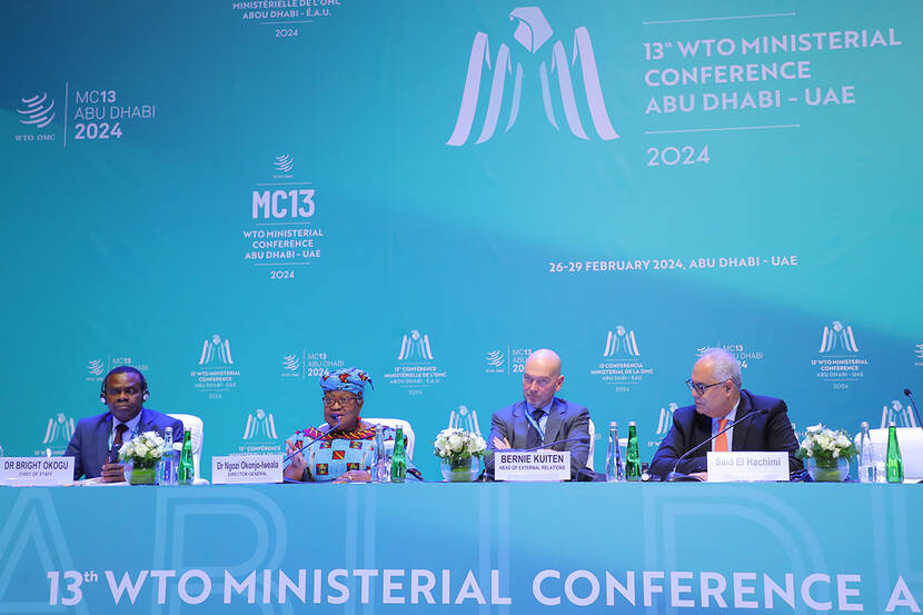 In late February 2024, the 13th Ministerial Conference (MC13) was held in Abu Dhabi
