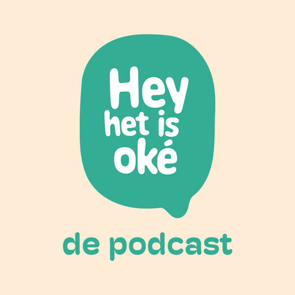 Logo Hey het is oké podcast