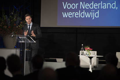MP Rutte introductie Ambassadeursconferentie