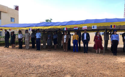 Medailleceremonie voor de Nederlandse bijdrage aan 7000 kilometer grensbewaking in Niger