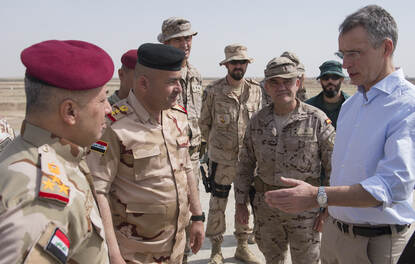 Jens Stoltenberg in Irak