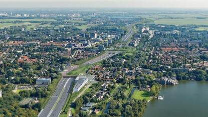 Luchtfoto Gaasperdammerweg