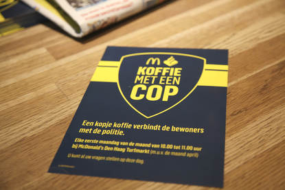 Koffie met een cop