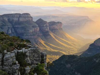 Sunset over the Blyde River Canyon