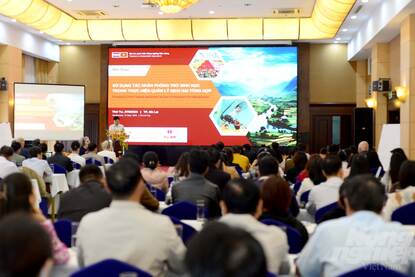 A presentation during HortEx Vietnam 2025