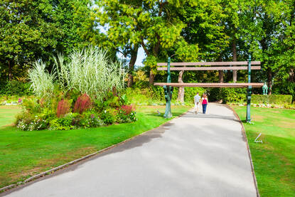 Botanische tuin in Nantes (Frankrijk)