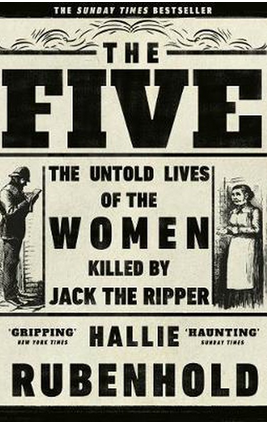 Omslag van het boek van Hallie Rubenhold, The Five